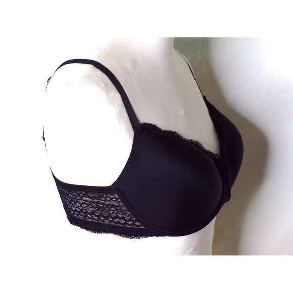 🆕 NATORI Breakout Full Contour Underwire Bra Black 34DD #731319 - Picture 7 of 9
